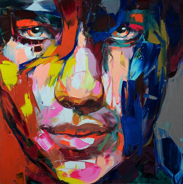 Francoise Nielly Portrait Palette Painting Expression Face105